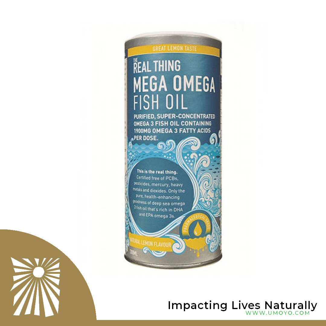 Mega Omega Fish Oil - Lemon