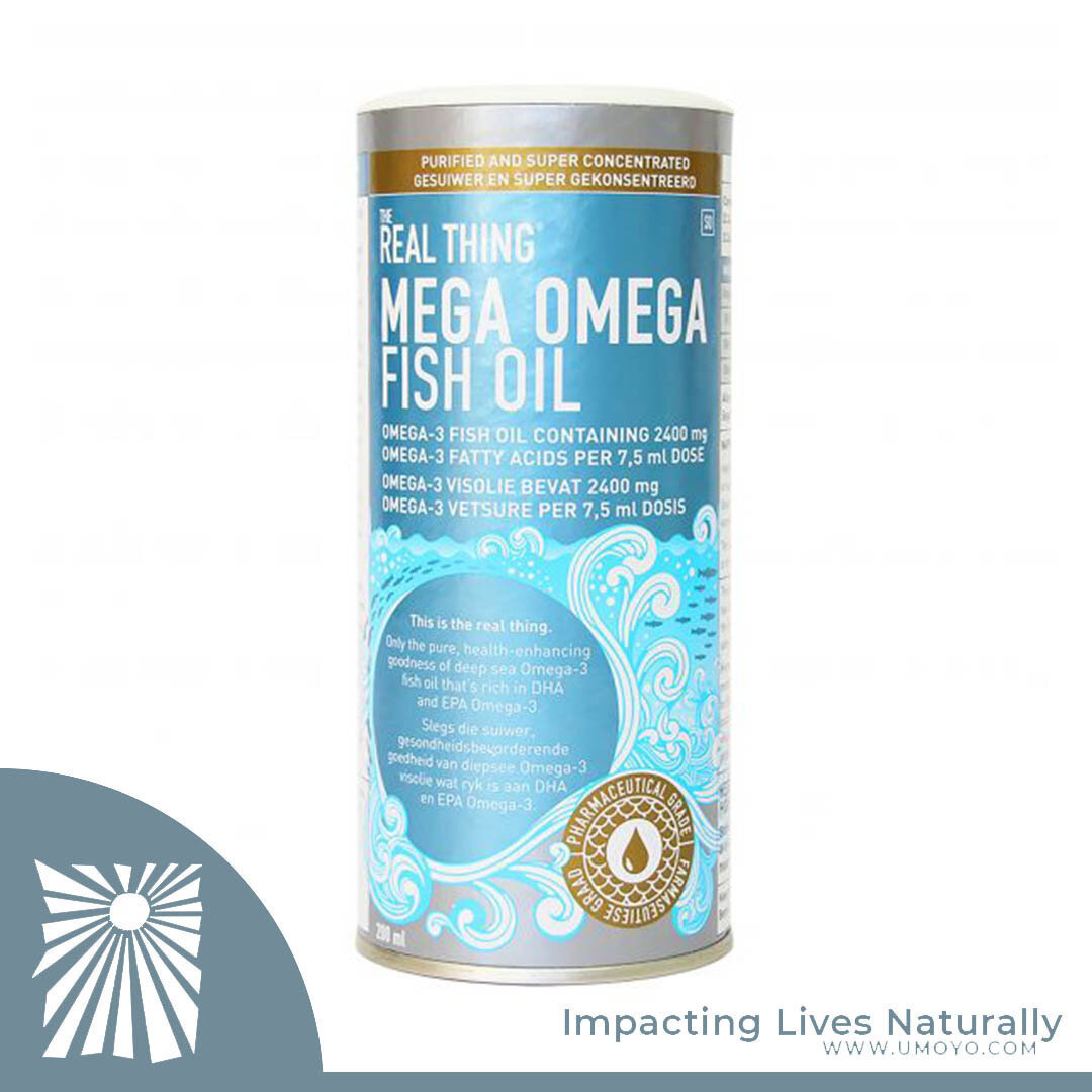 Mega Omega Fish Oil - Natural