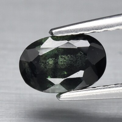 0.73ct 6.2x4.2mm Oval Blue-Green Sapphire Madagascar, Heated