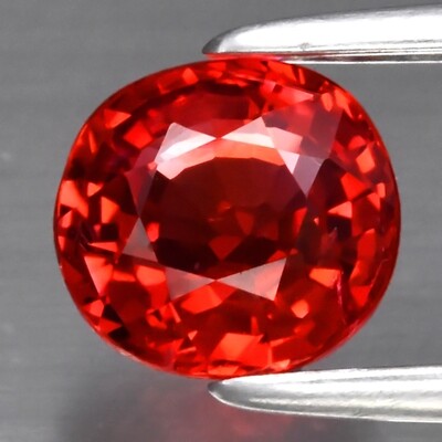 GRA CERTIFICATE Incl.*Rare 1.08ct VS Oval Natural Unheated Padparadscha Sapphire