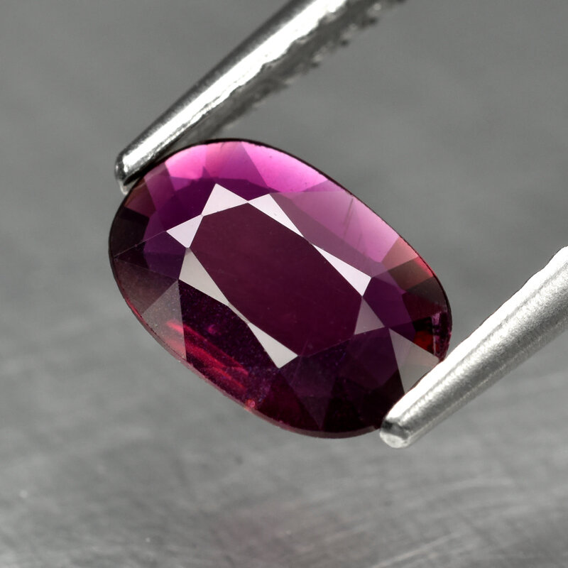 Rare! 0.89ct 8x5.5mm Oval Natural Unheated Untreated Red Ruby *Certified