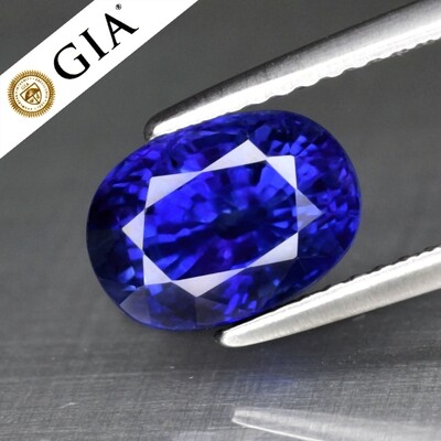RARE! 3.06ct VS Oval Natural Unheated Blue Sapphire *Full Report GIA Certified