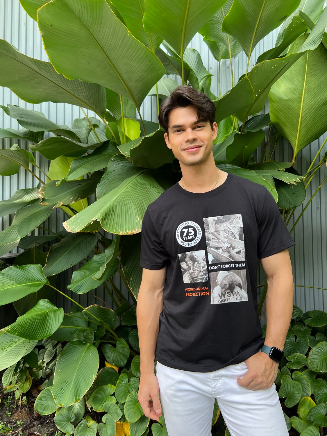 เสื้อยืดลายพิเศษ World Animal Protection 75 ปี