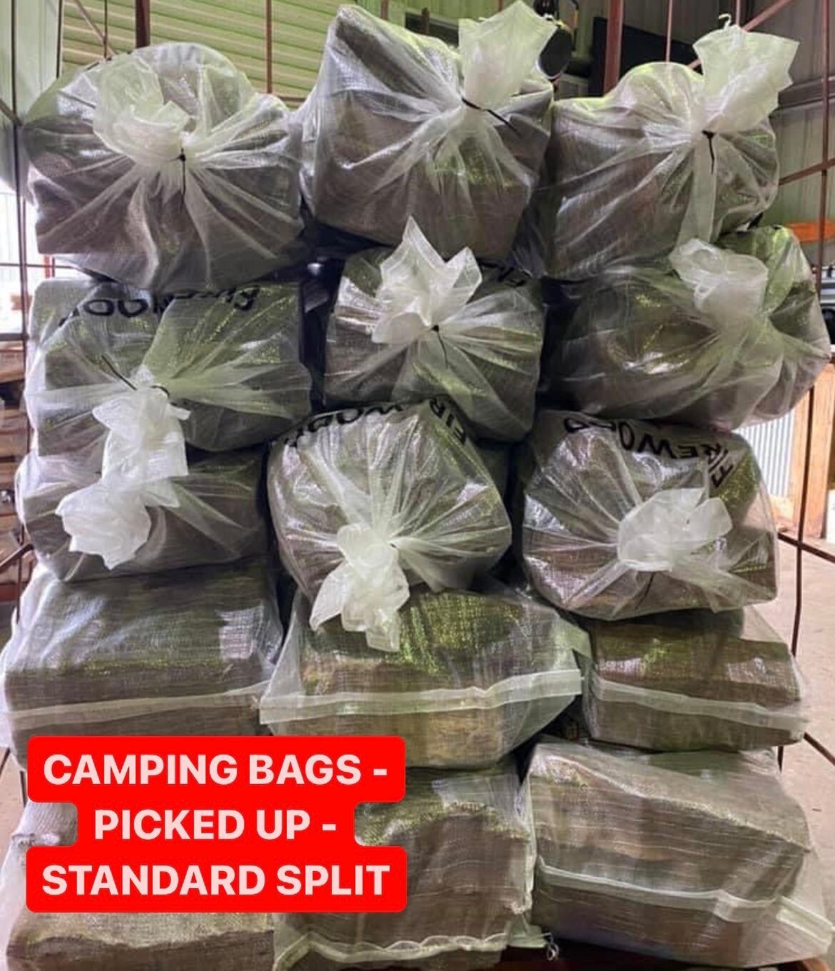BAGGED FIREWOOD - (STANDARD SPLIT)