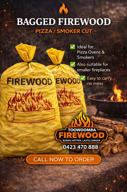 BAGGED FIREWOOD - (PIZZA / SMOKER CUT) - *PICK UP ONLY*