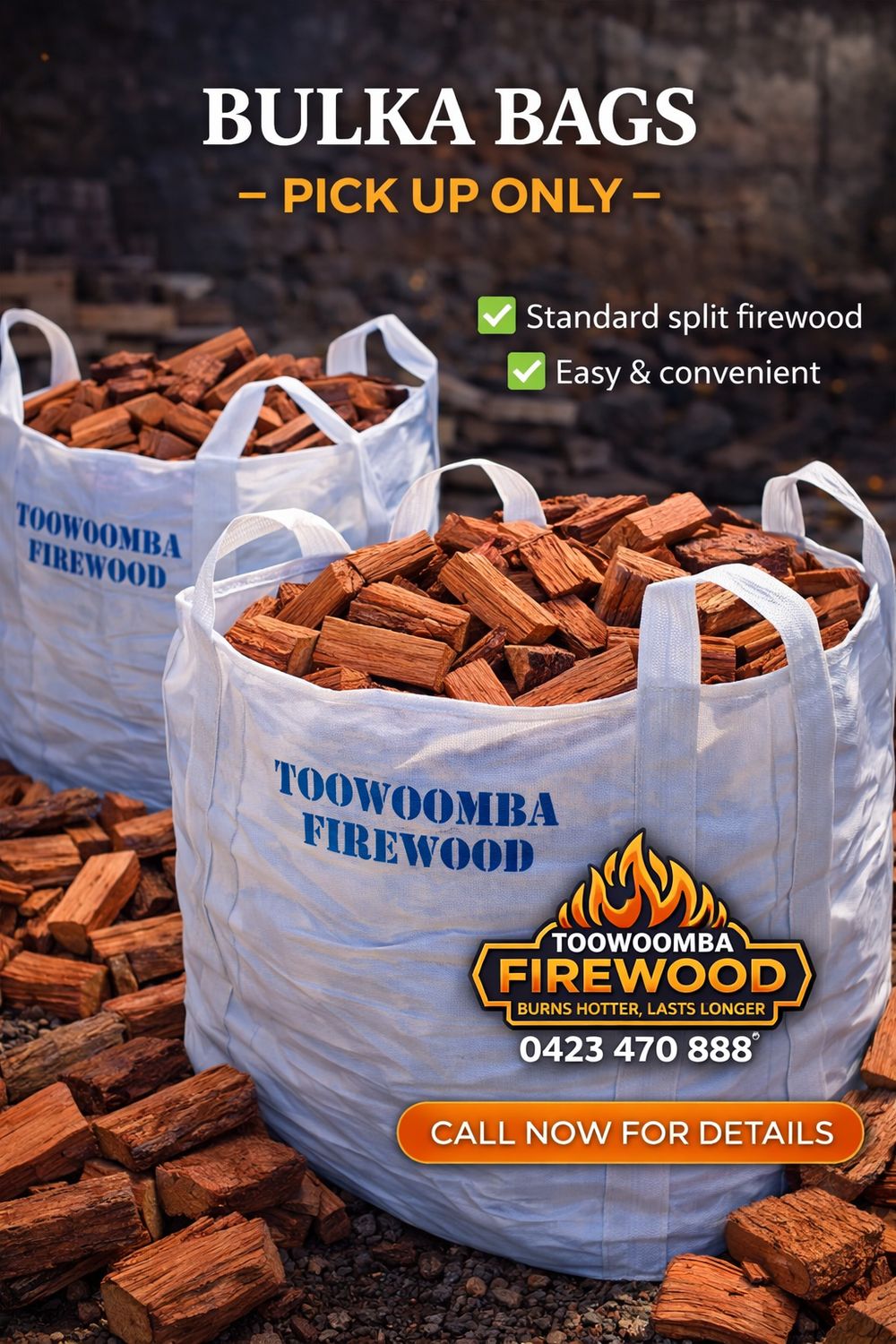 BULKABAGS - (STANDARD SPLIT) - *PICK UP ONLY* BULKABAGS - (STANDARD SPLIT) - *PICK UP ONLY*