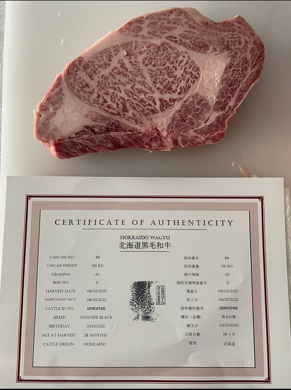 Hokkaido A5 Ribeye