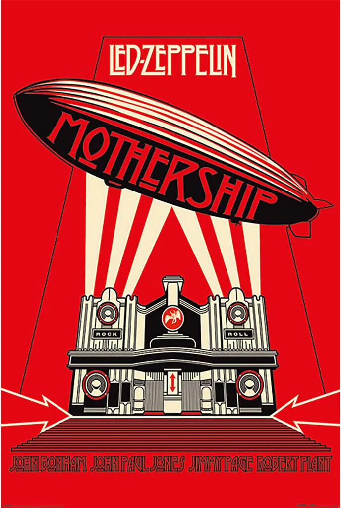 LED ZEPPELIN - Mothership Red