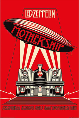 LED ZEPPELIN - Mothership Red