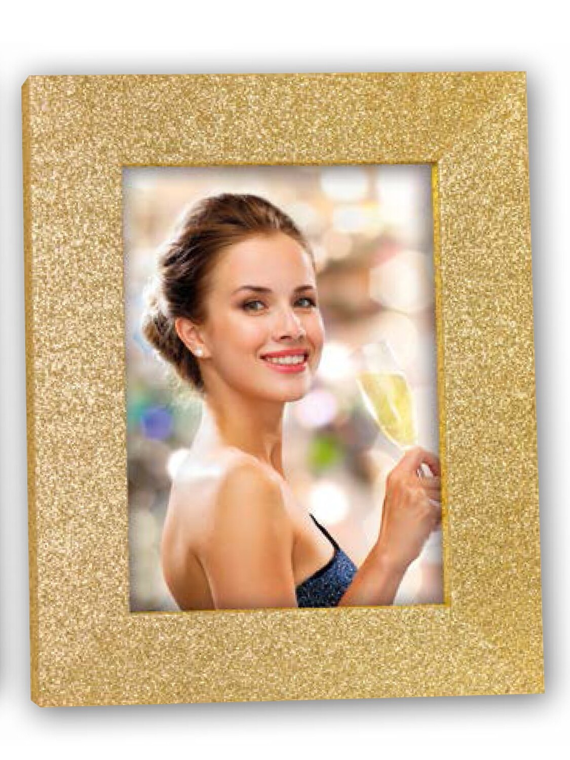 ΞΥΛΙΝΗ ΧΡΥΣΗ ΚΟΡΝΙΖΑ &#39;&#39;BROADWAY GOLD &#39;&#39; ΓΙΑ ΦΩΤΟΓΡΑΦΙΑ 15Χ20CM