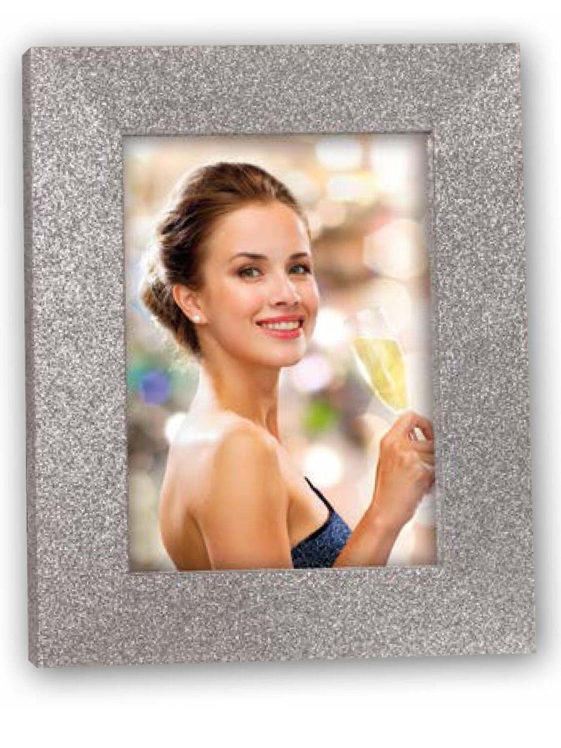 ΞΥΛΙΝΗ ΑΣΗΜΕΝΙΑ ΚΟΡΝΙΖΑ &#39;&#39;BROADWAY SILVER &#39;&#39; ΓΙΑ ΦΩΤΟΓΡΑΦΙΑ 15X20cm&#39;&#39;