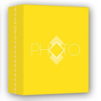 Άλμπουμ με κίτρινο εξώφυλλο για 100 φωτ. 13x19cm