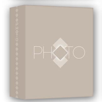 Άλμπουμ με γκρι εξώφυλλο για 100 φωτ. 13x19cm
