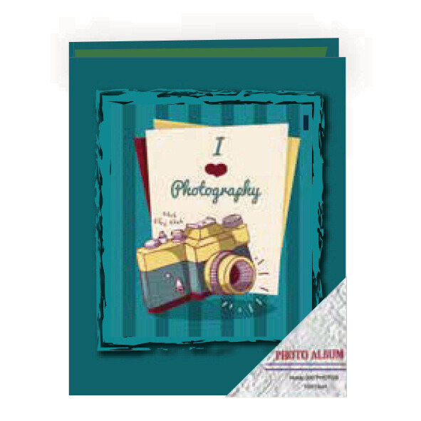 ΑΛΜΠΟΥΜ ΜΕ ΘΗΚΕΣ 200 ΦΩΤ.  &quot;I LOVE PHOTOGRAPHY&quot;