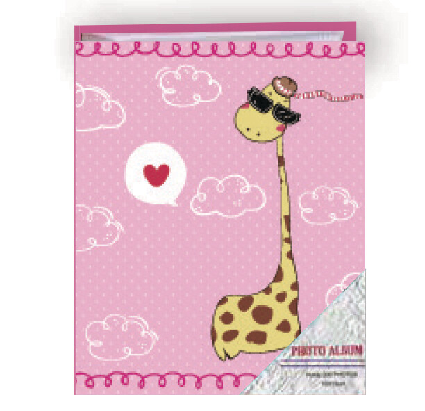 ΑΛΜΠΟΥΜ ΜΕ ΘΗΚΕΣ 200 ΦΩΤ.  &quot;GIRAFFE PINK&quot;