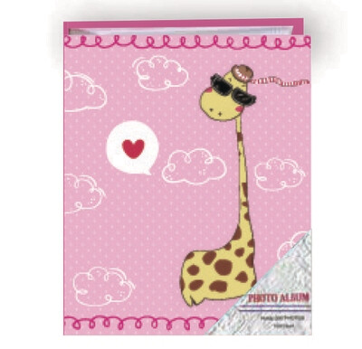ΑΛΜΠΟΥΜ ΜΕ ΘΗΚΕΣ 200 ΦΩΤ.  &quot;GIRAFFE PINK&quot;