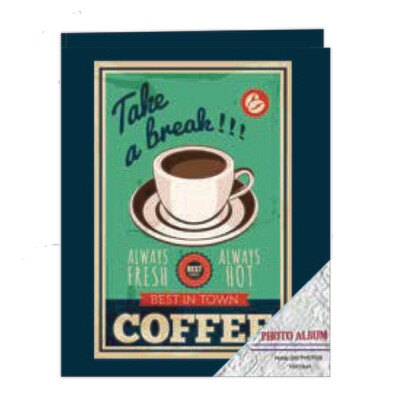 ΑΛΜΠΟΥΜ ΜΕ ΘΗΚΕΣ 200 ΦΩΤ.  &quot;COFFEE&quot;