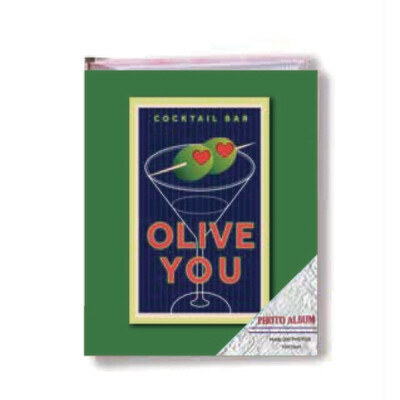 ΑΛΜΠΟΥΜ ΜΕ ΘΗΚΕΣ 200 ΦΩΤ.  &quot;OLIVE YOU&quot;