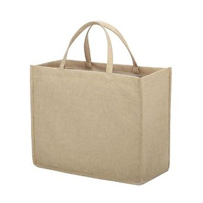 Shopping Bag λινή φυσικό χρώμα με ράχη
σε 3 μεγέθη