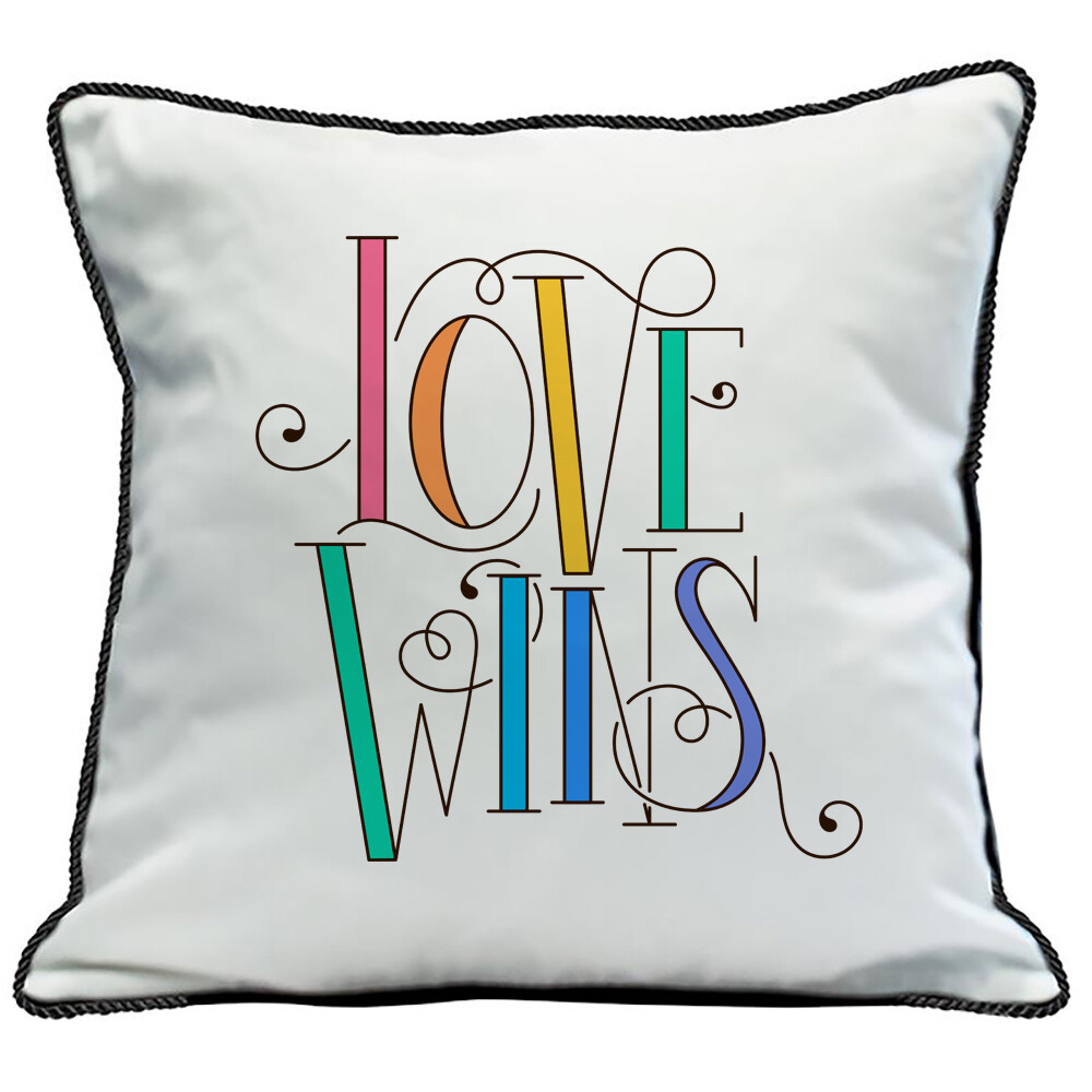 Μαξιλάρι &quot;Love Wins&quot;
(επιλογή υφάσματος/μεγέθους)