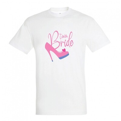 T-shirt &quot;Team Bride&quot;
(επιλογή μεγέθους/χρώματος)
