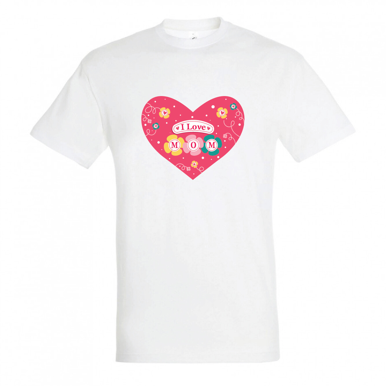 T-shirt &quot;I Love Mom&quot; (επιλογή μεγέθους/χρώματος)