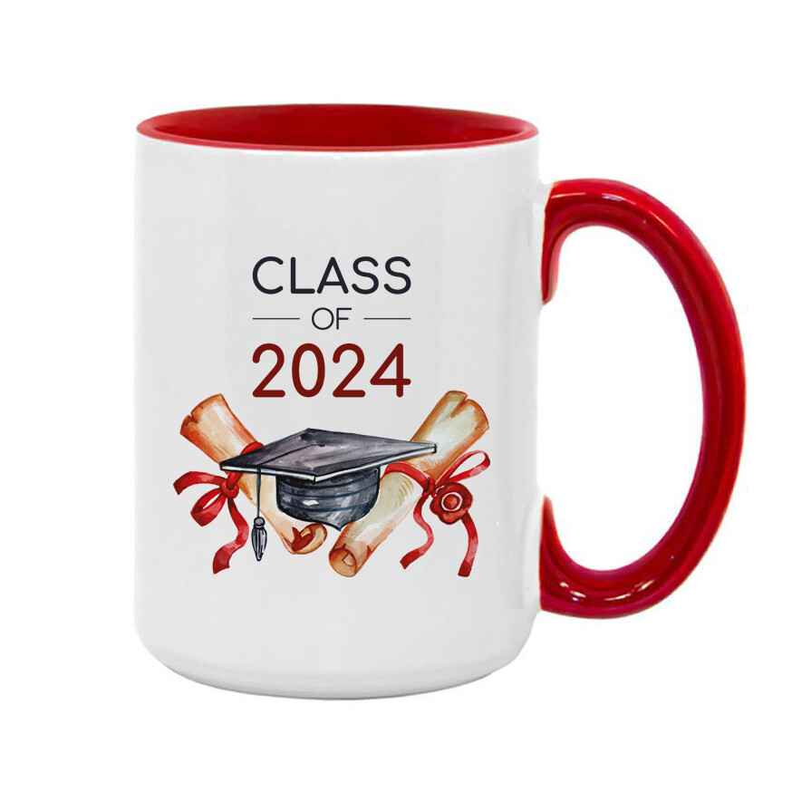 Κούπα &quot;Class of 2024&quot; (επιλογή μεγέθους/χρώματος)