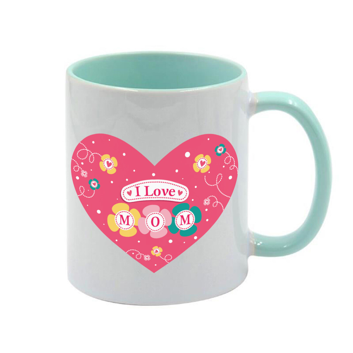 Κούπα &quot;I Love Mom&quot; (επιλογή χρώματος)