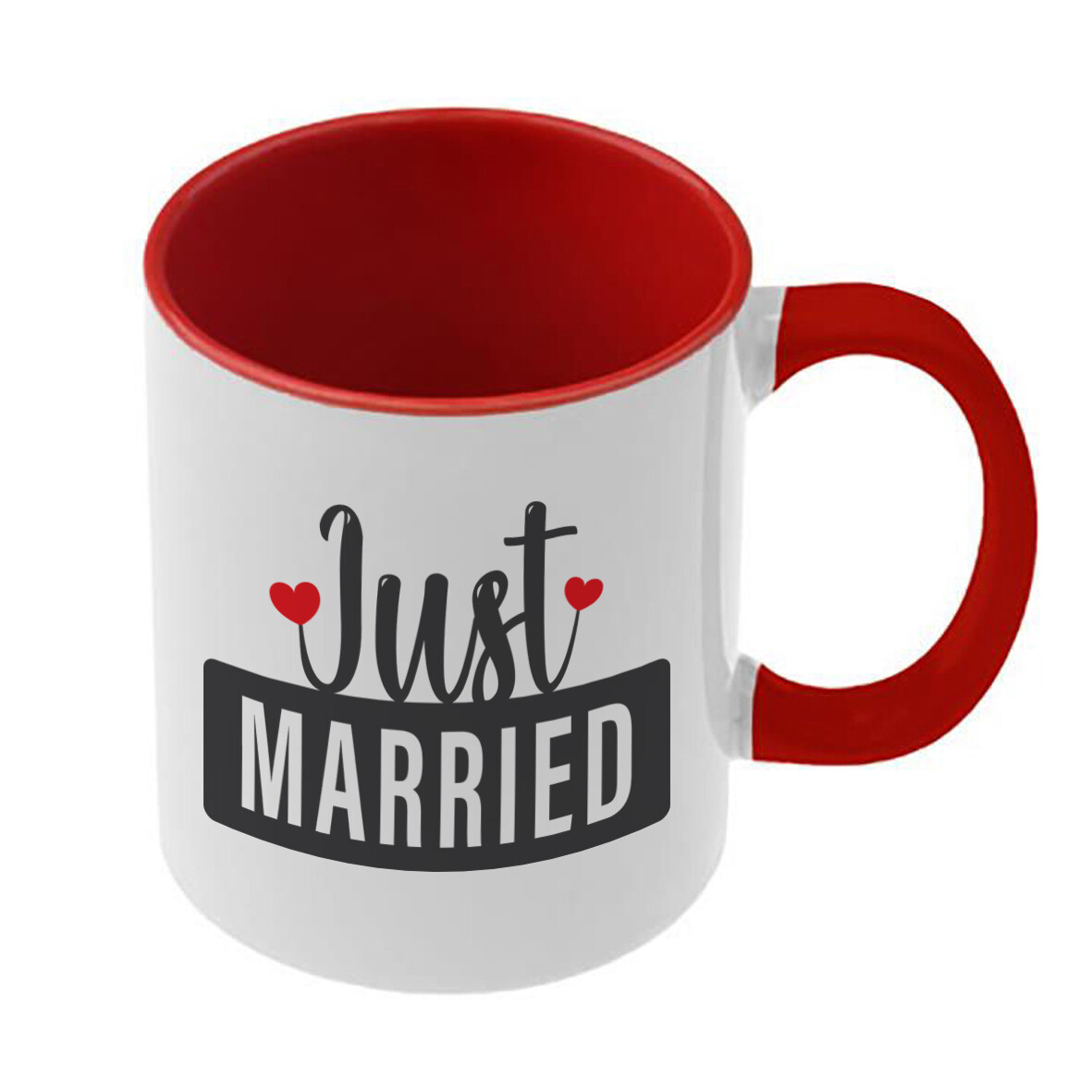 Κούπα &quot;Just Married&quot; (επιλογή μεγέθους)
