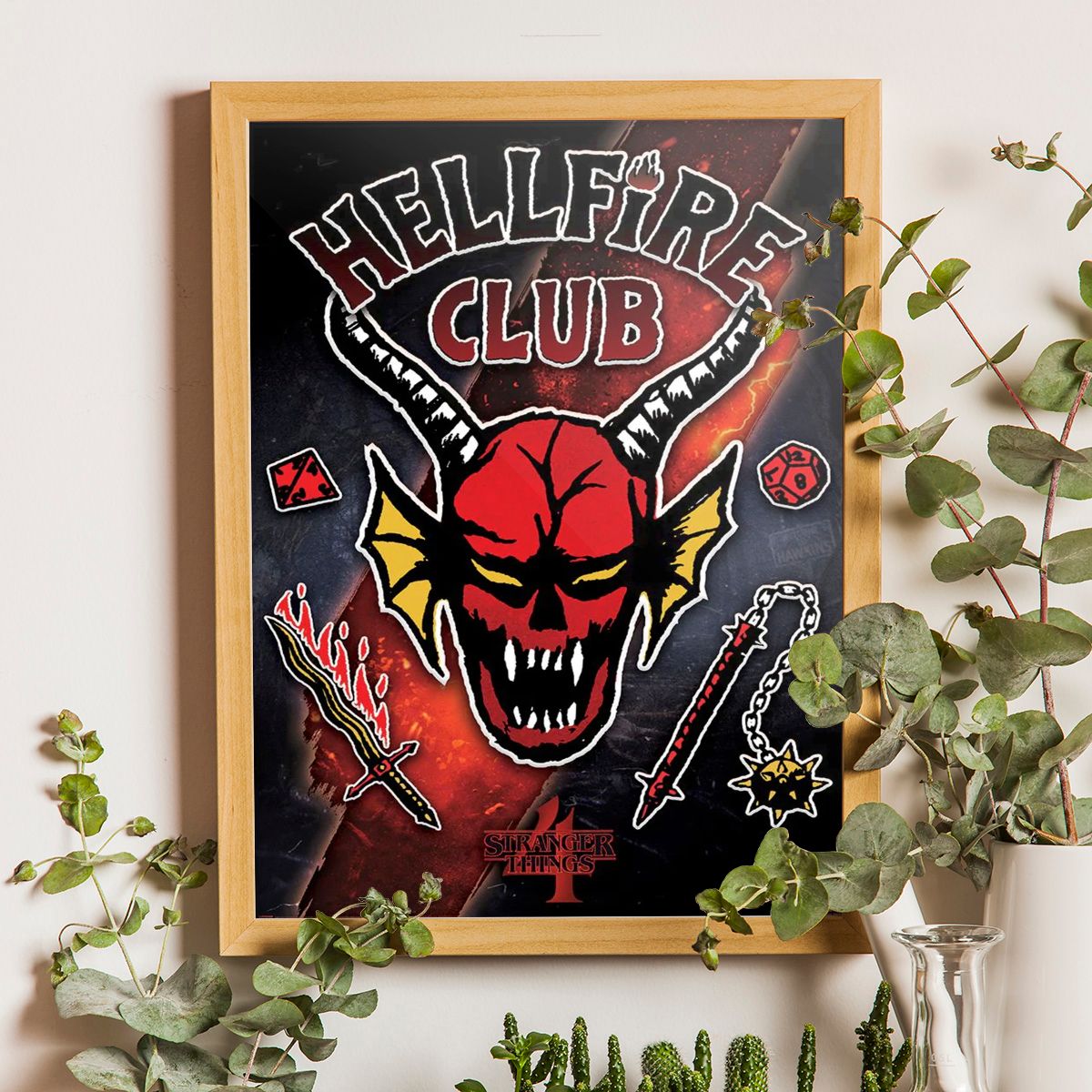 STRANGER THINGS 4 - Hellfire Club Emblem Rift