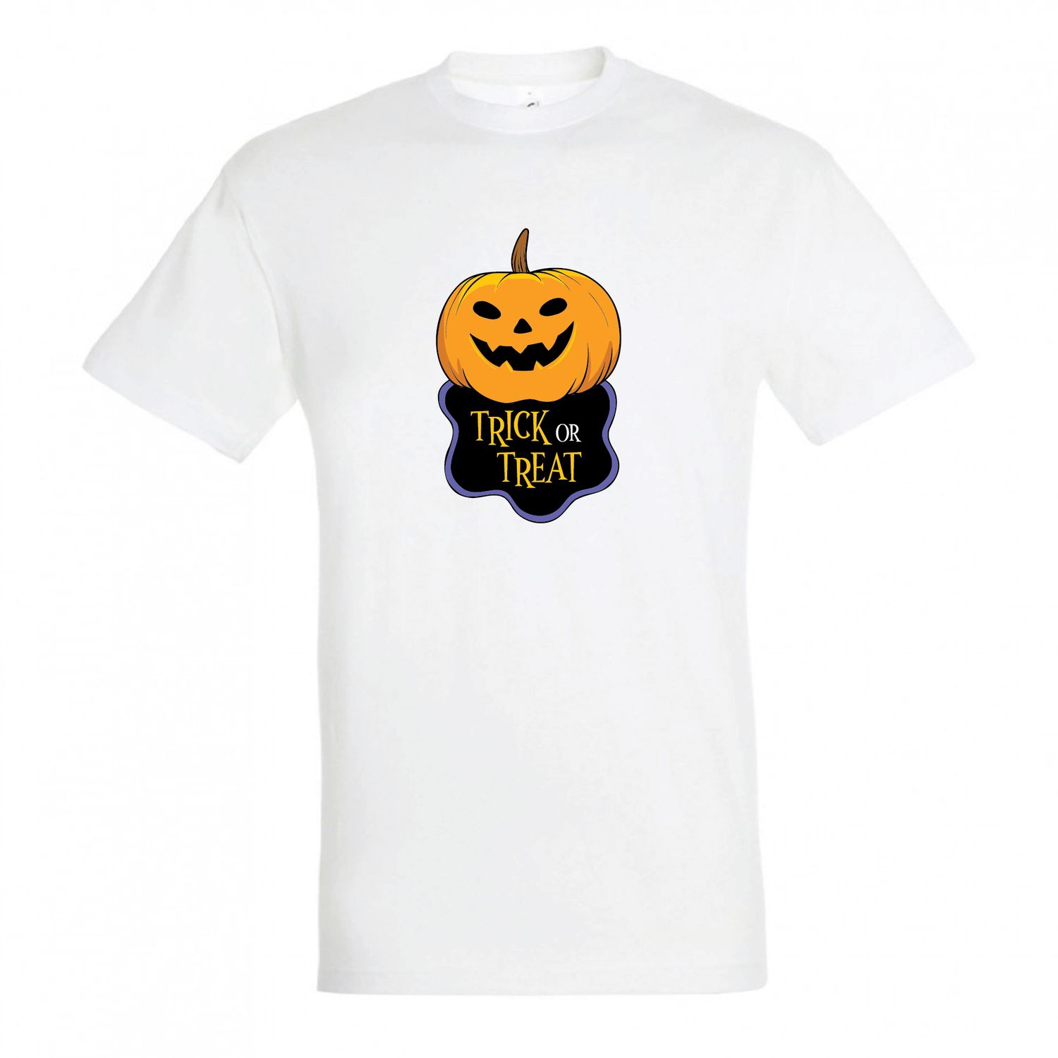 T-shirt &quot;Trick or Treat&quot;
(επιλογή μεγέθους/χρώματος)