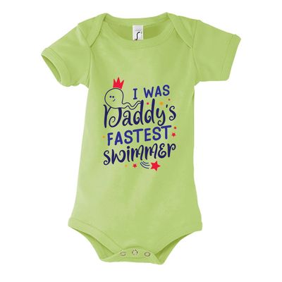 Κορμάκι &quot;Daddy&#39;s Fastest Swimmer&quot;
(επιλογή μεγέθους/χρώματος)