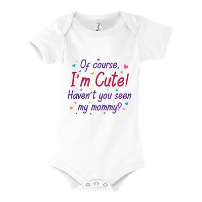 Κορμάκι &quot;I&#39; m Cute!&quot;
(επιλογή μεγέθους/χρώματος)