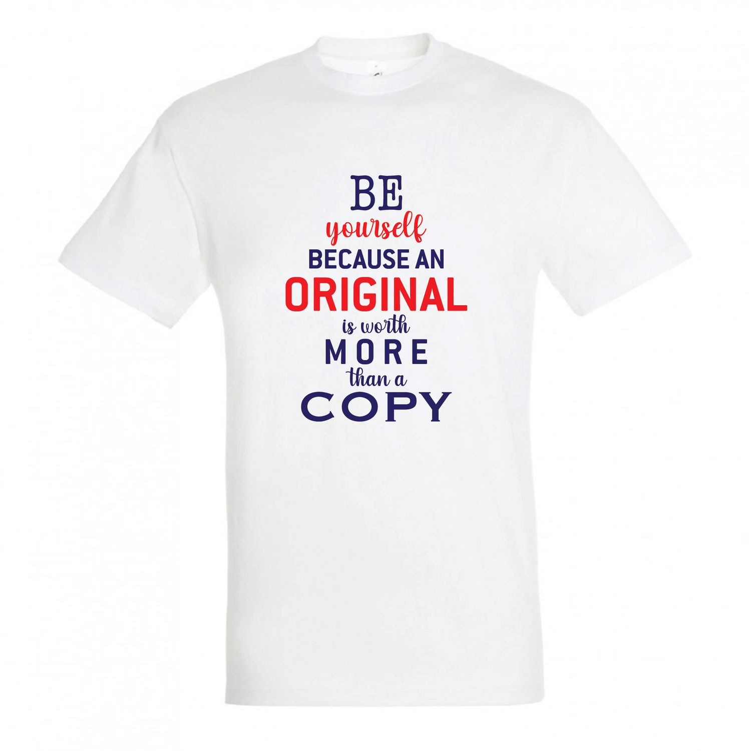 T-shirt &quot;Be Yourself&quot; (επιλογή μεγέθους/χρώματος)