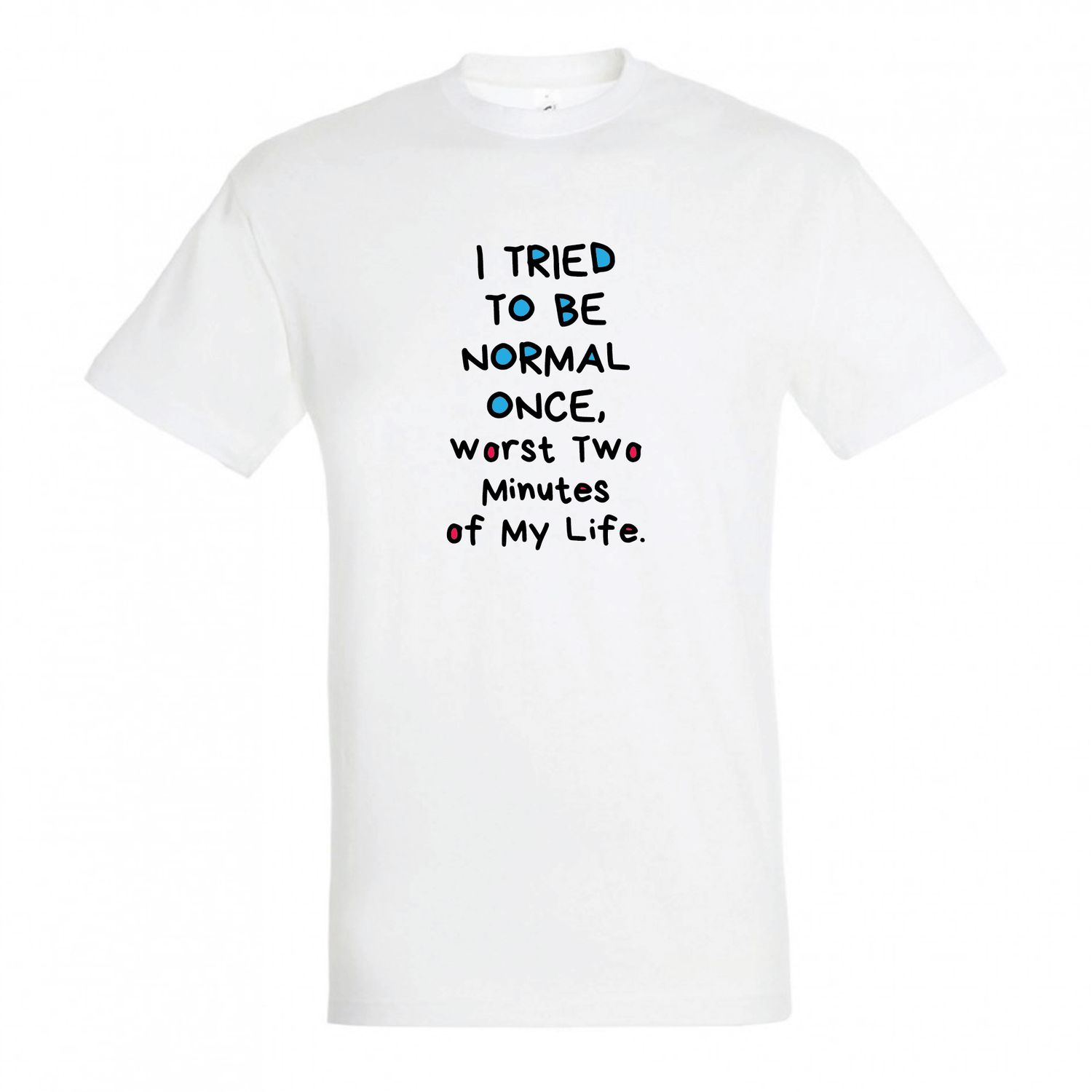 T-shirt &quot;Normal Once&quot; (επιλογή μεγέθους/χρώματος)