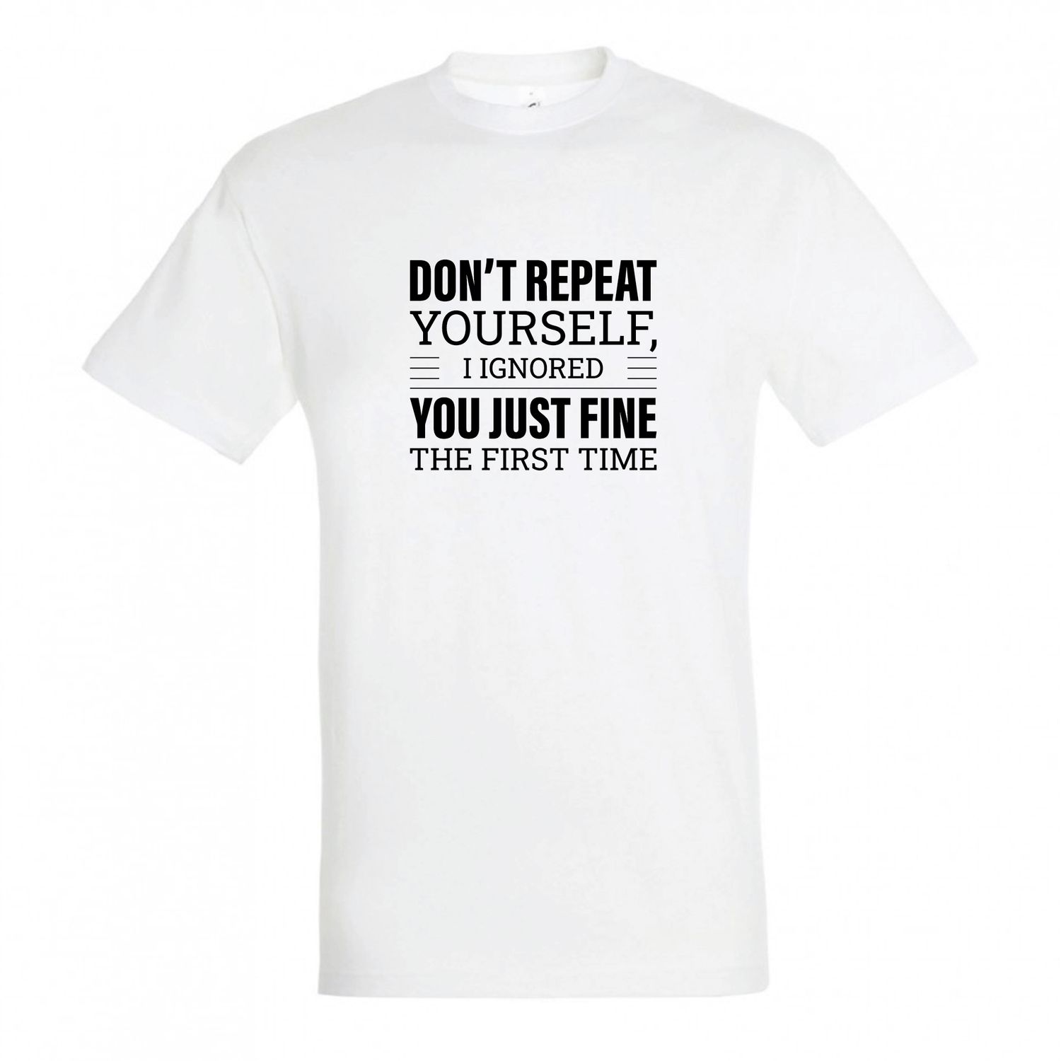 T-shirt &quot;Don&#39;t Repeat Yourself&quot; (επιλογή μεγέθους/χρώματος)