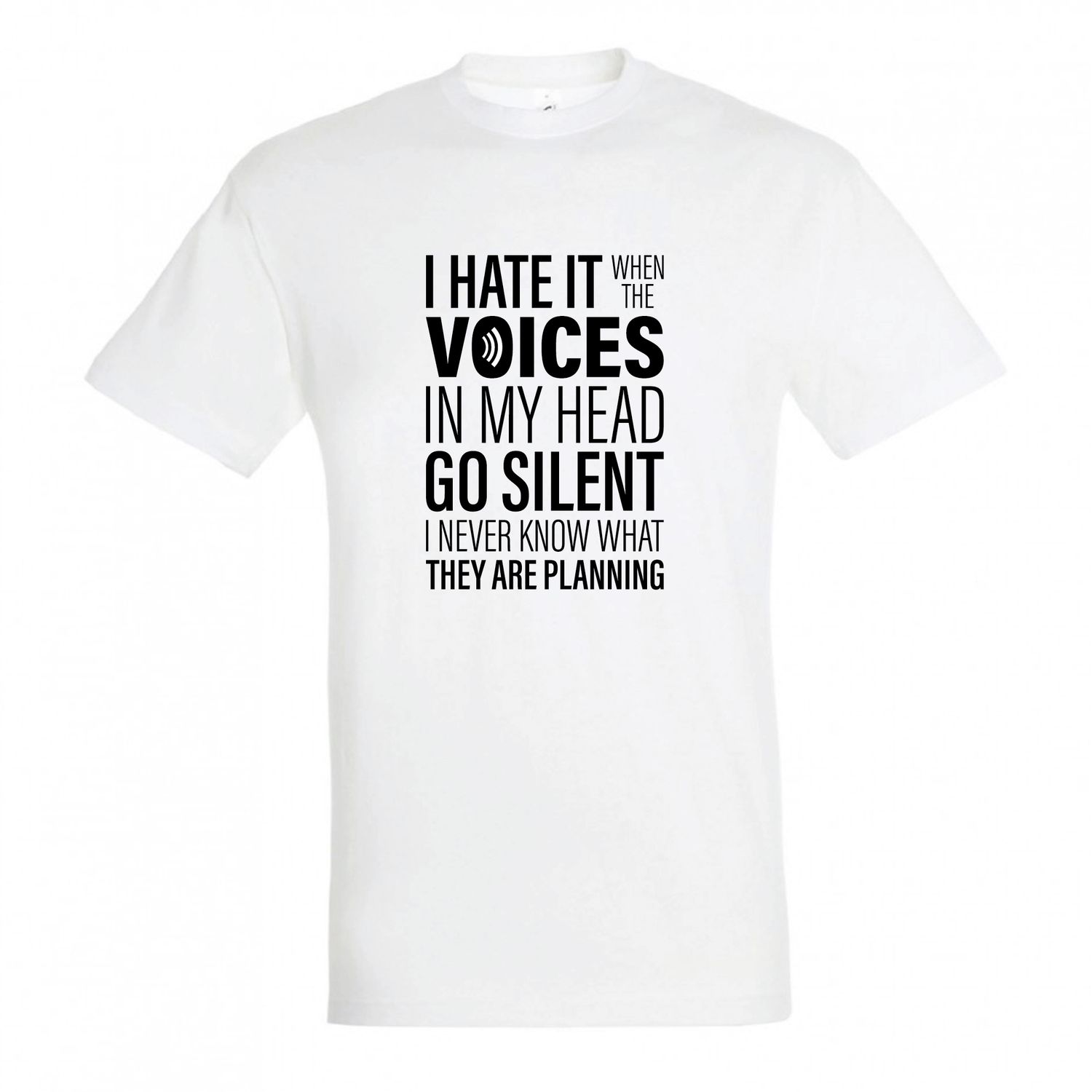 T-shirt &quot;Voices in My Head&quot; (επιλογή μεγέθους/χρώματος)