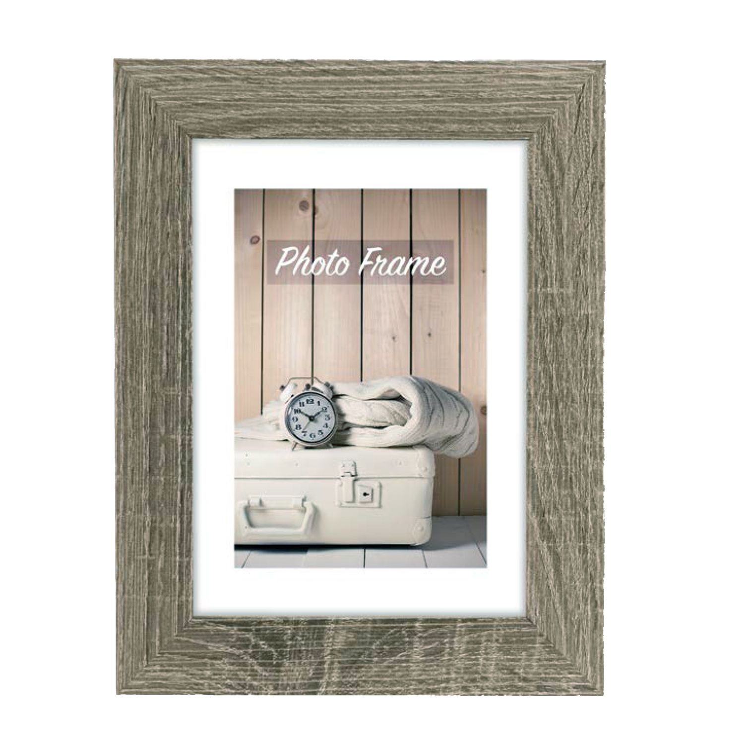 Κορνίζα Ξύλινη Γκρι &quot;NELSON 5&quot; 18Χ24cm