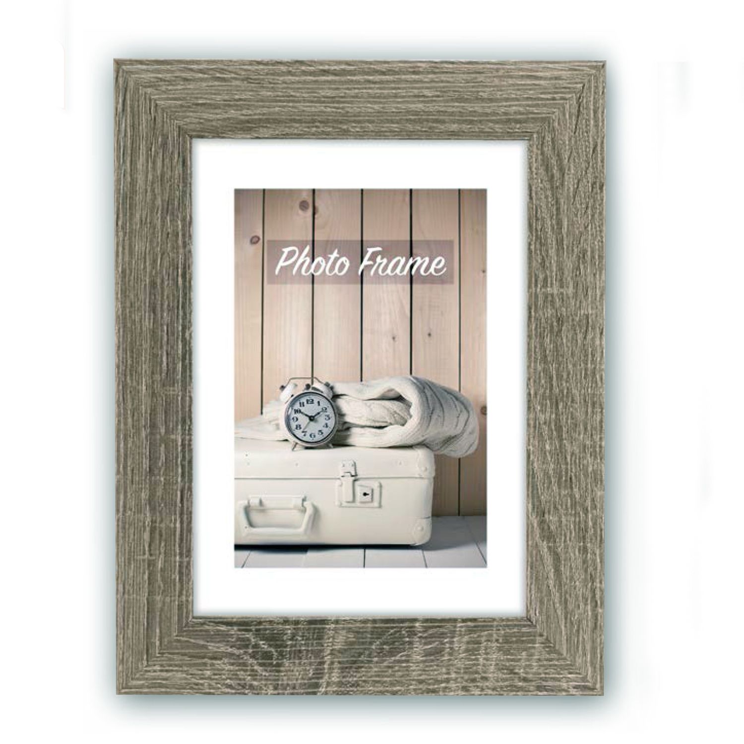 Κορνίζα Ξύλινη Γκρι &quot;NELSON 5&quot; 30X30cm