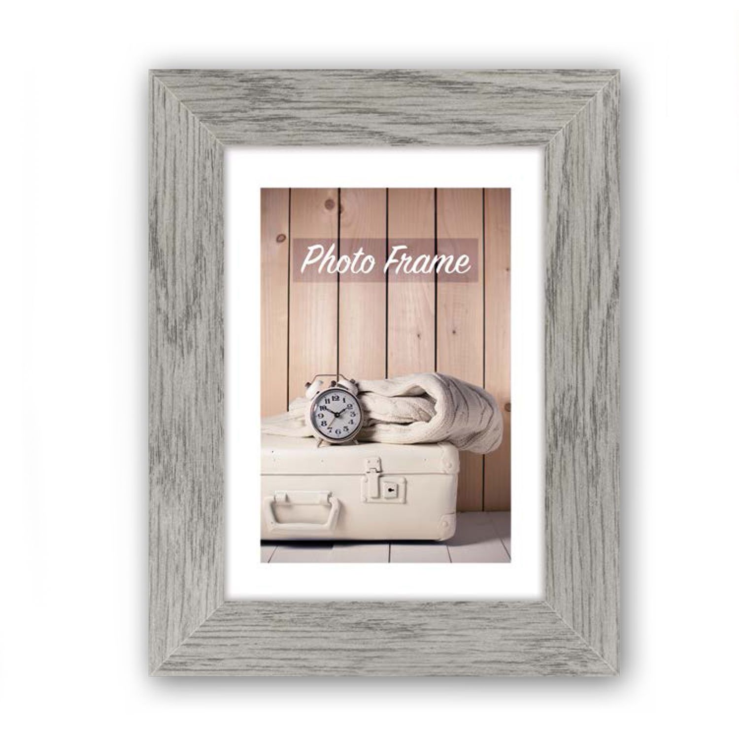 Κορνίζα Ξύλινη Ανοιχτό Γκρι &quot;NELSON 2&quot; 40X60cm