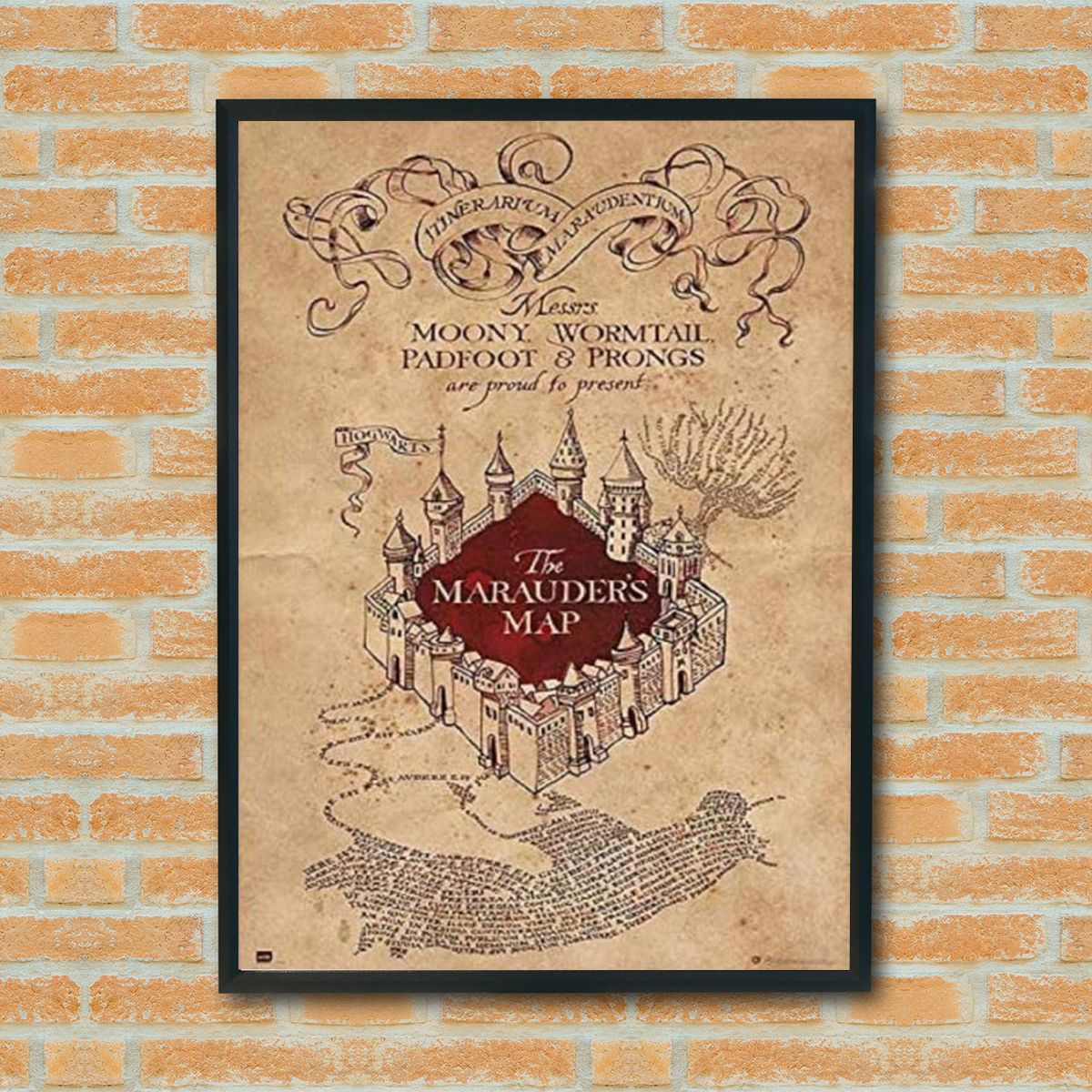 Harry Potter The Marauders Poster Map