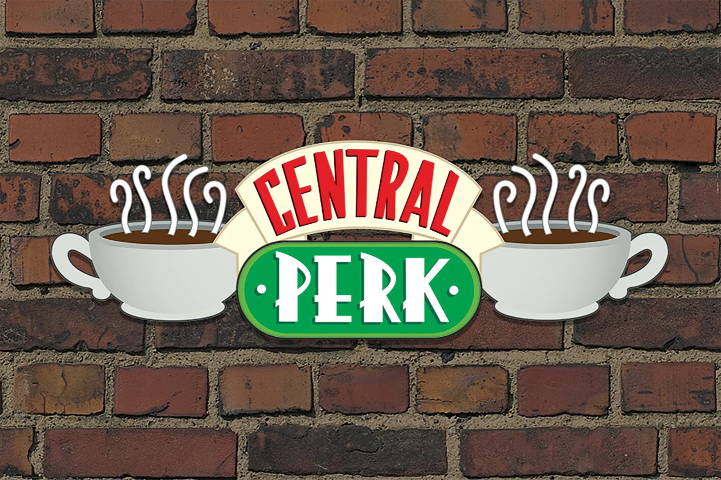 Friends Central Perk Brick 61×91,5cm PP33839
