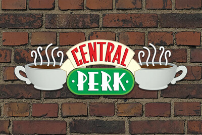 Friends Central Perk Brick 61×91,5cm PP33839 Friends Central Perk Brick 61×91,5cm PP33839