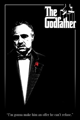 The Godfather Red Rose 61×91,5cm PP30558 The Godfather Red Rose 61×91,5cm PP30558