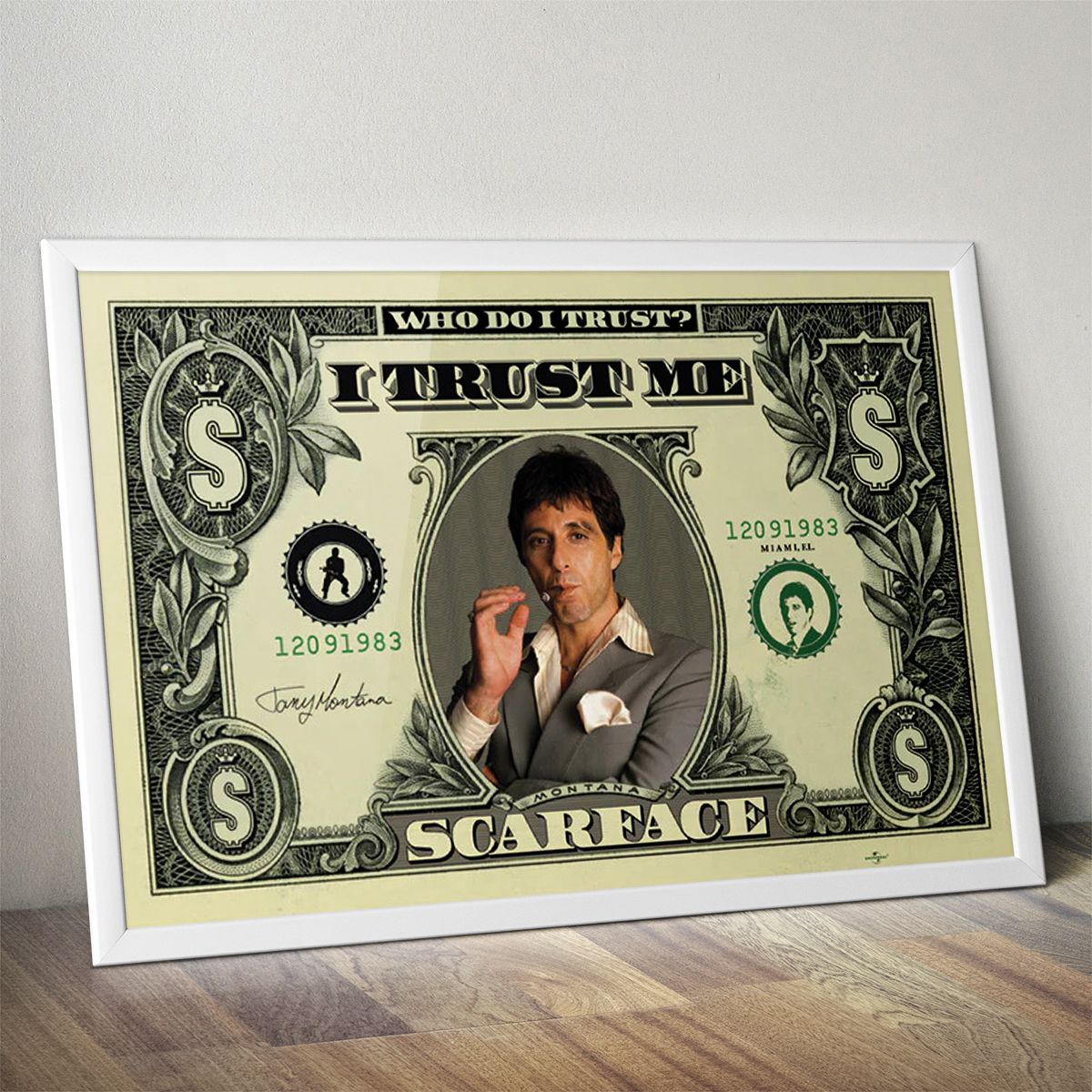 Scarface Dollar Bill 61×91,5cm PP30686