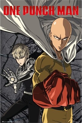 One Punch Man Saitama &amp; Genos 61×91,5cm GPE5621