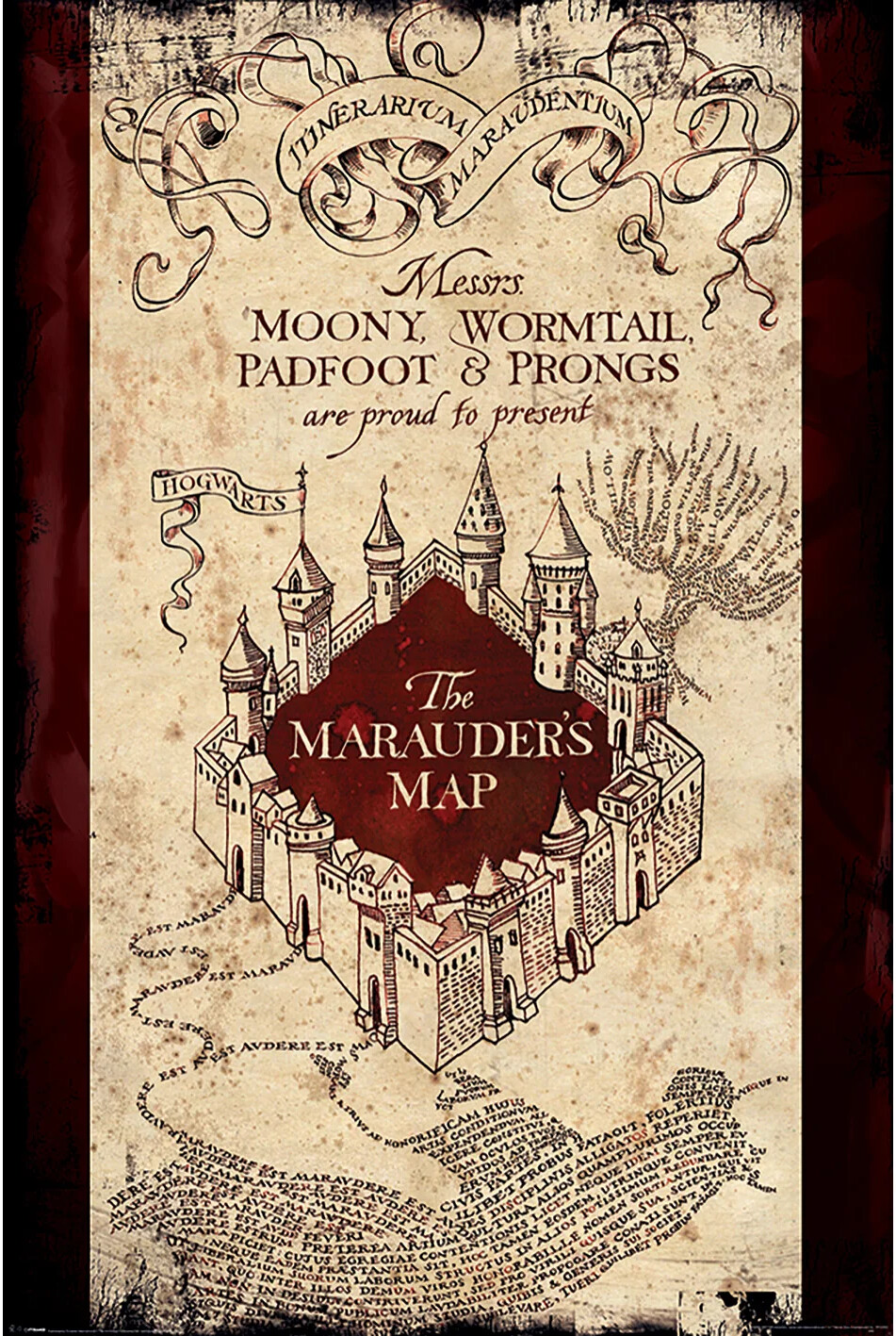 Harry Potter The Marauder’s Map 61×91,5cm PP33921