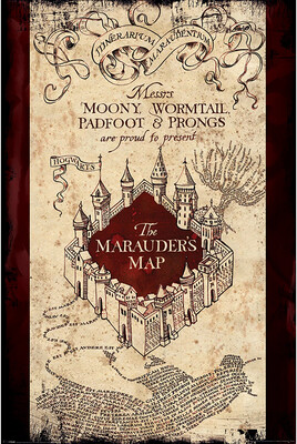 Harry Potter The Marauder’s Map 61×91,5cm PP33921