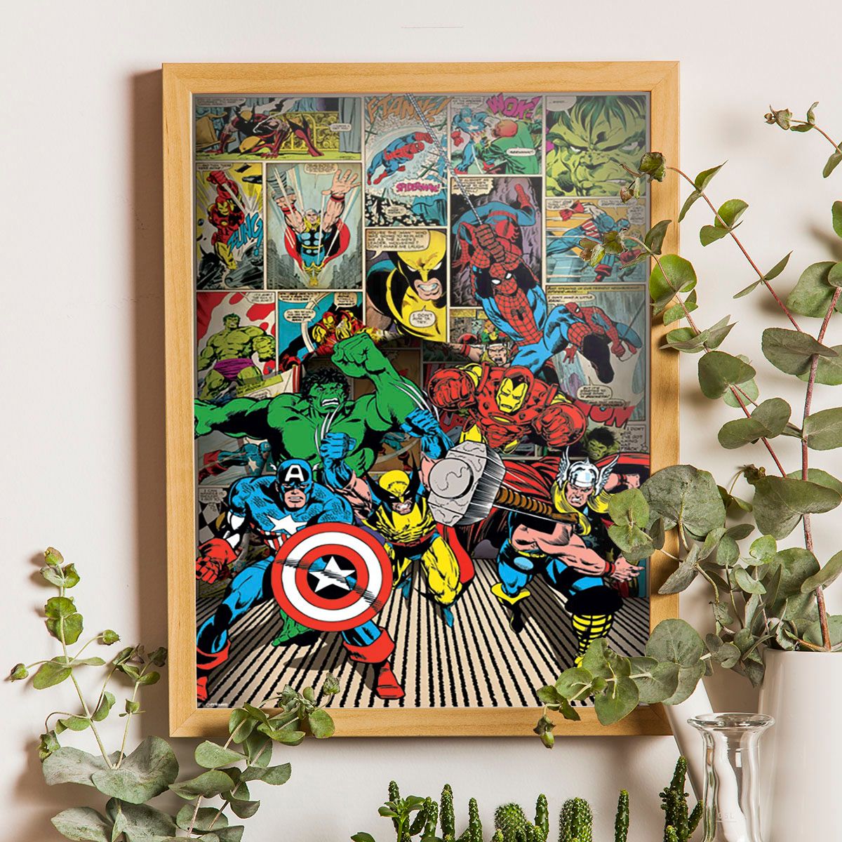 Marvel Comics Here Come The Heroes 61×91,5cm PP32684