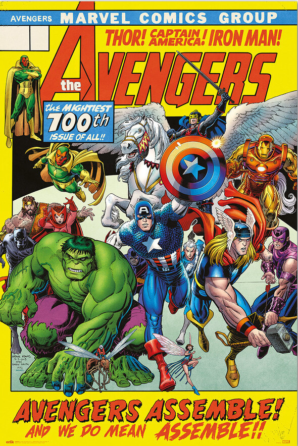 Marvel Avengers 100th Issue 61×91,5cm GPE5652